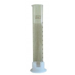 Цилиндр мерный 3-500-2 с носиком на пластиковом основании
