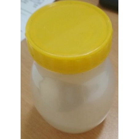 Бутыль для мазий РР 250мл с закручивающейся желтой крышкой