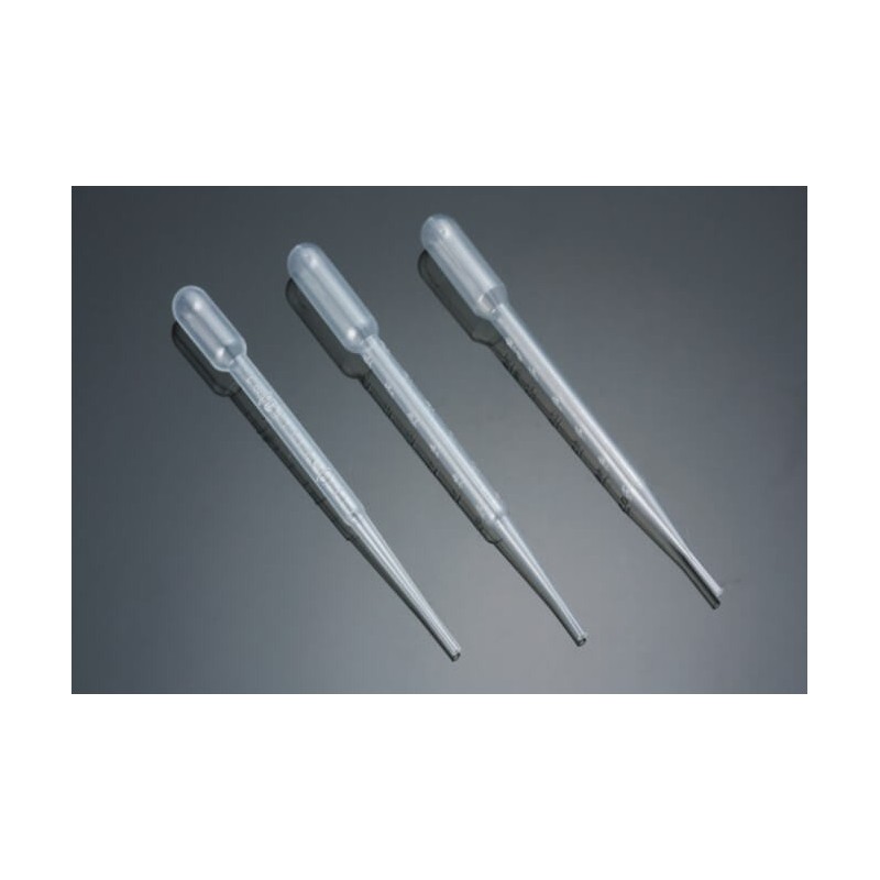 Пипетка Пастера 0,5мл капиллярная, РЕ, длина 65мм, стерильная  в инд. упаковке