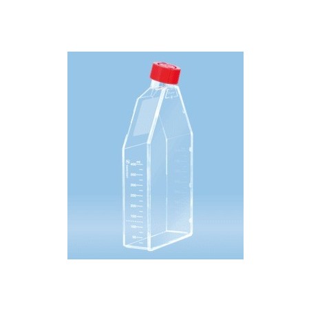 Матрацы 650мл, наклонное горлышко, невентилируемая красная крышка (стерильные) (уп-5шт)