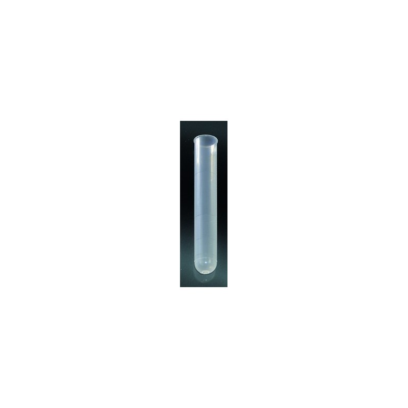 Пробирка 10 мл,16*100 мм РР цилиндрическая с кольцом, градуированная (Италия) (№6005/МО)