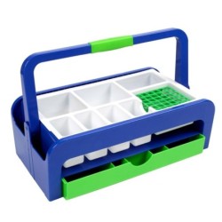 Контейнер-сумка 429х265х172мм с штативом для пробирок 13мм