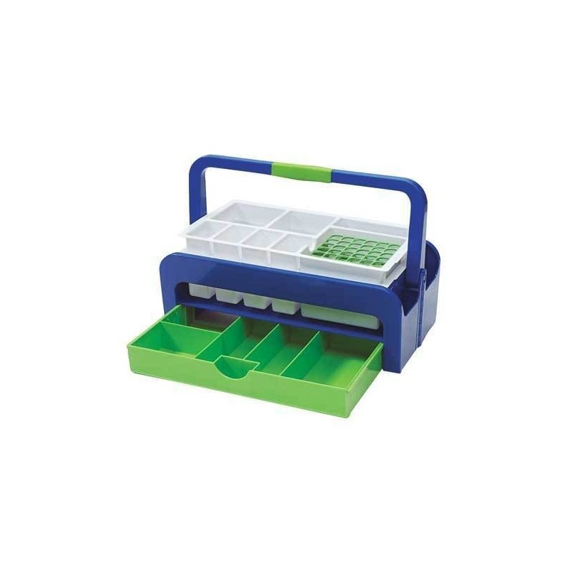 Контейнер-сумка 429х265х172мм с штативом для пробирок 16мм