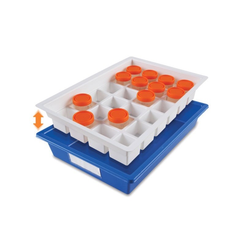 Лоток для хранения и перевозки ИМН 24гнезда (диаметр 58мм), 48х33,1х8,4см