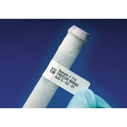 Этикетка маркировочная 31,75х9,53мм, диапазон использования до -196С