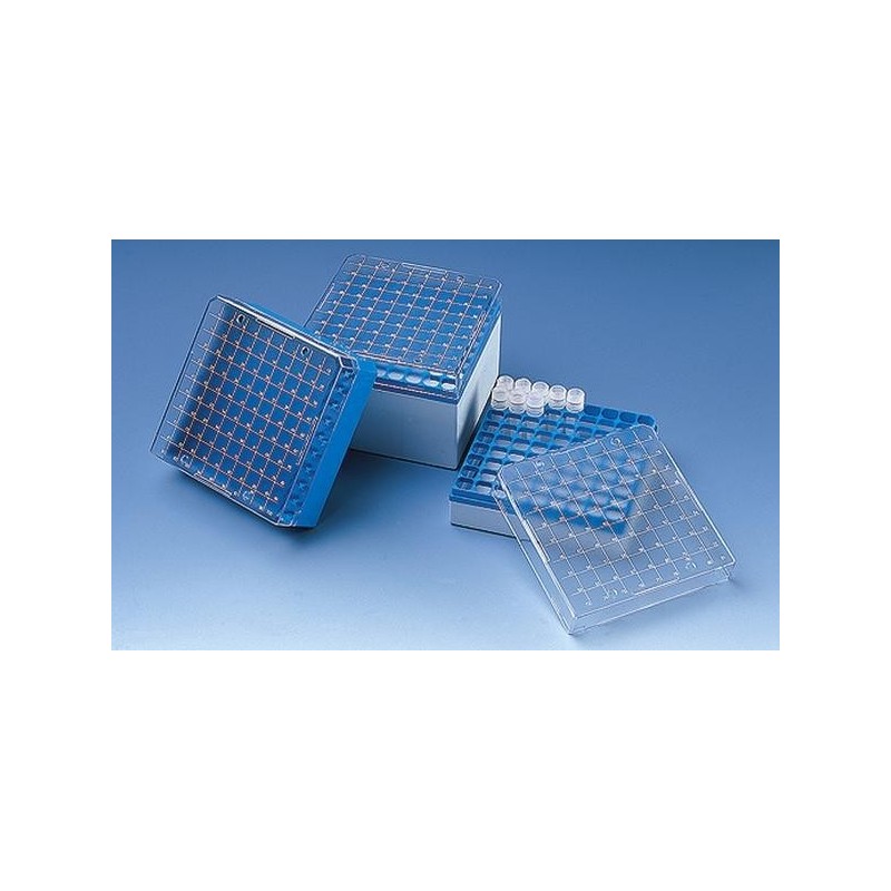 Штатив для криопробирок 3-5мл, 81 гнездо