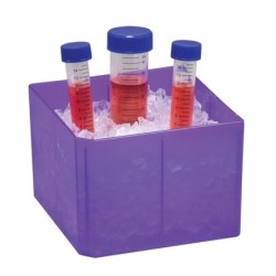 Штатив для пробирок на 15 и 50мл, 132x132x129мм с крышкой