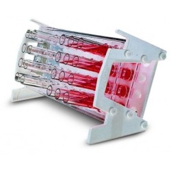 Штатив для скашивания сред для пробирок d-20мм, 40 гнезд