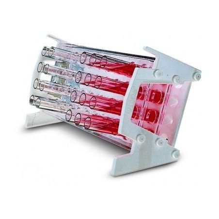 Штатив для скашивания сред для пробирок d-20мм, 40 гнезд