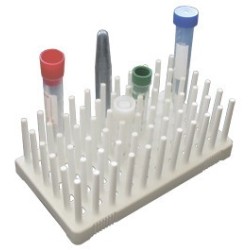 Штатив для пробирок 14-17мм со штырями на 50 гнезд