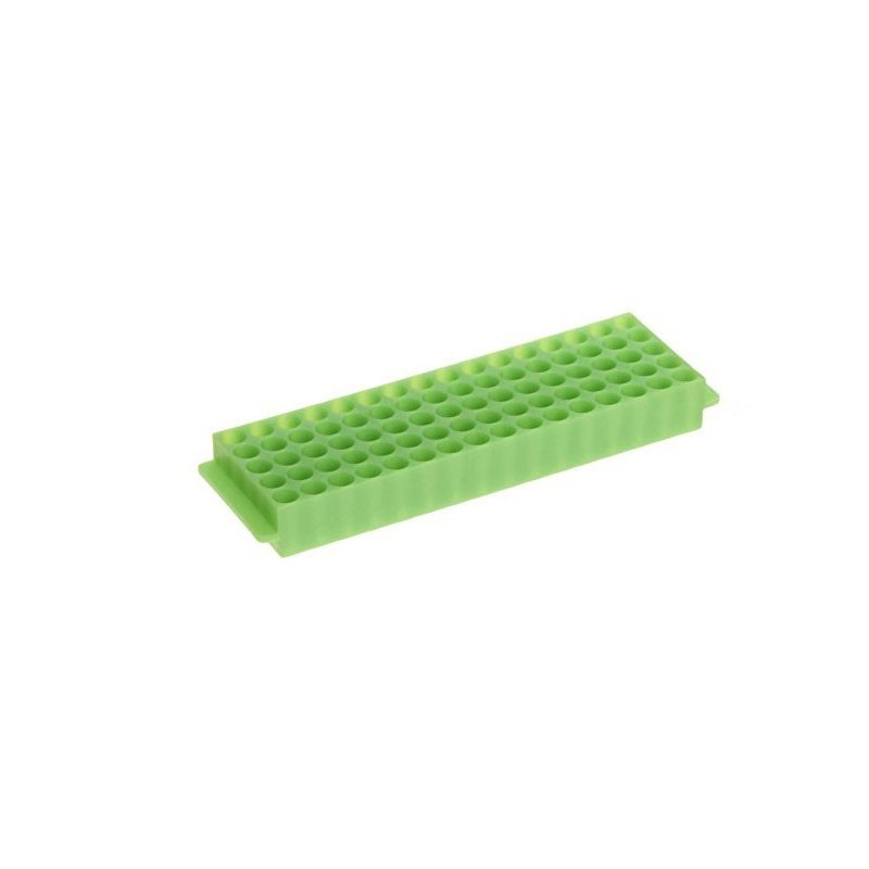 Штатив для микропробирок 1,5-2,0мл, 80 гнезд, зеленый