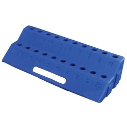 Штатив для микропробирок 1,5-2,0мл, 20 гнезд, синий