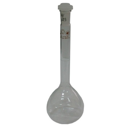 Колба мерная 2а-25-2 с пластмассовой пробкой