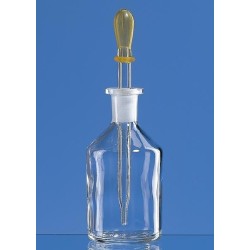 Капельница с пипеткой  50мл, прозрачное стекло