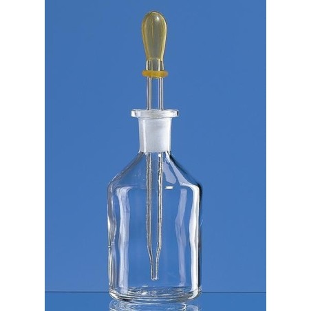 Капельница с пипеткой  50мл, прозрачное стекло