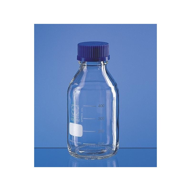 Бутыль 500мл светлое стекло, закручивающаяся крышка, градуированный