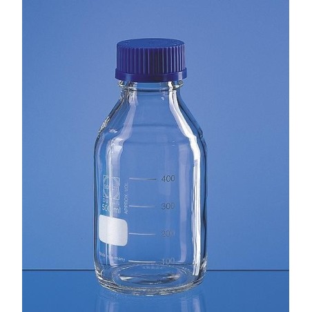 Бутыль 1000мл светлое стекло, закручивающая крышка, градуированный