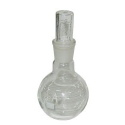 Колба П-1-250-29/32 круглая плоскодонная с притертой пробкой