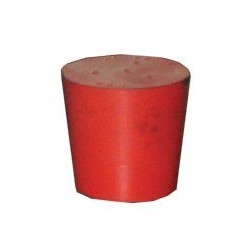 Пробка резиновая 30х21х30мм красная