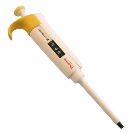 Пипетка-дозатор 5-50мкл Light
