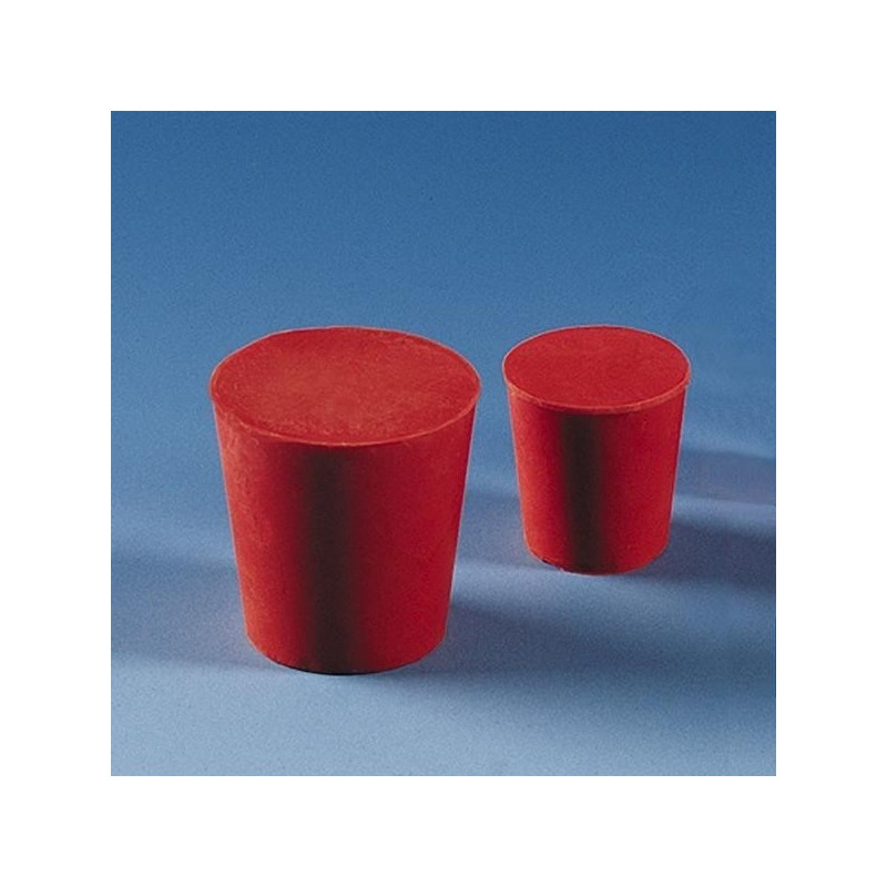 Пробка резиновая 32х26х30мм красная