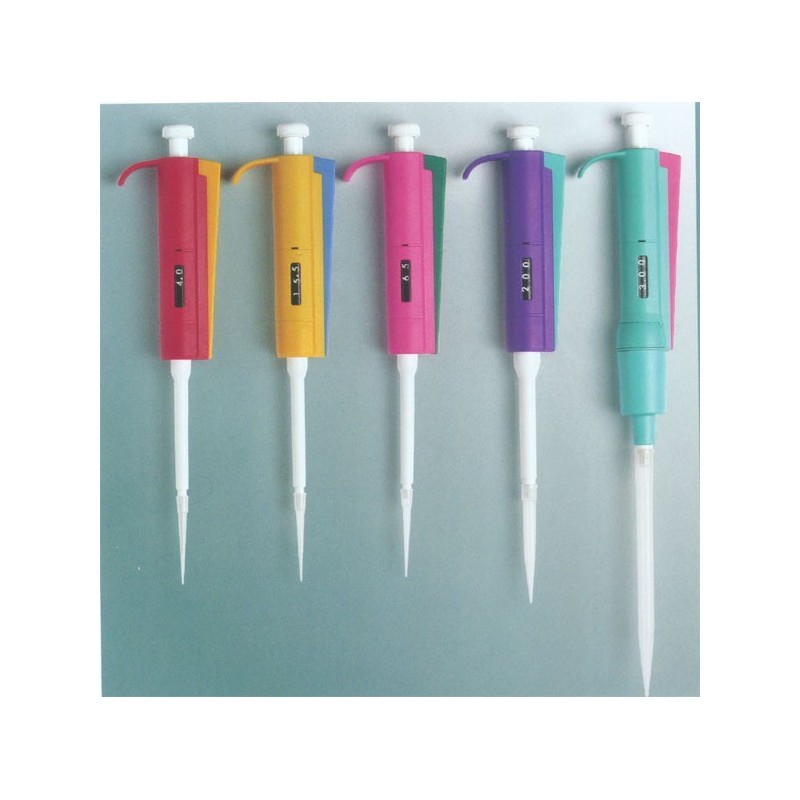 Пипетка-дозатор 20-200мкл Color