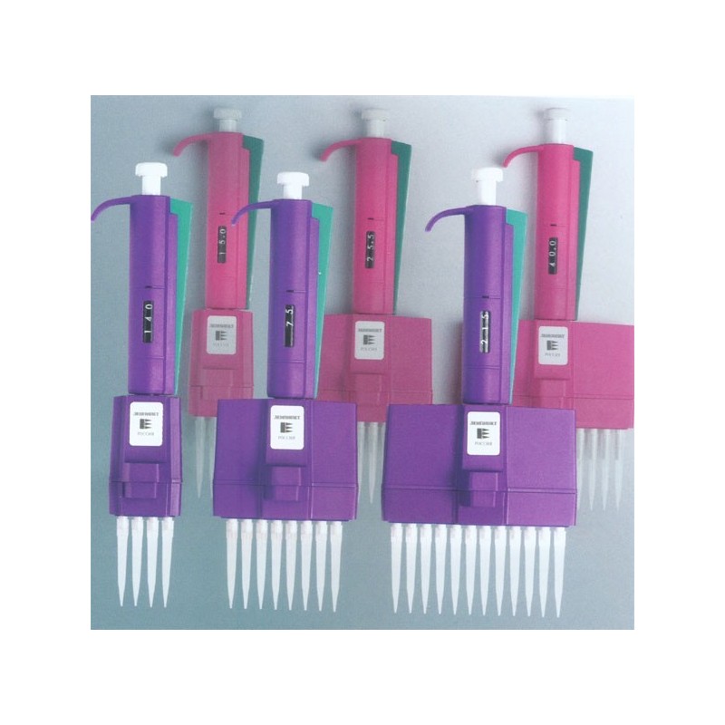 Пипетка-дозатор 50-300мкл Color-8