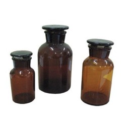 Бутыль 2500мл темное стекло, притертая крышка, узкое горло