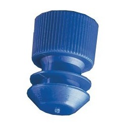 Пробка РР для пробирок диаметром 13мм, синий цвет (1130) (Италия)