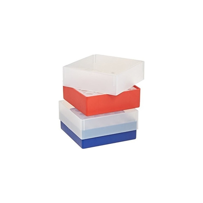 Штатив для пробирок 5 мл, 15 гнезд с крышкой