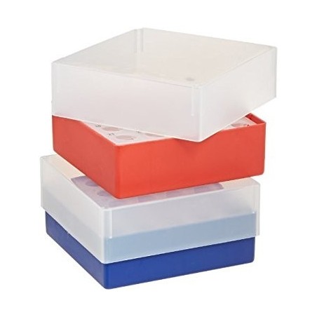 Штатив для пробирок 5 мл, 15 гнезд с крышкой