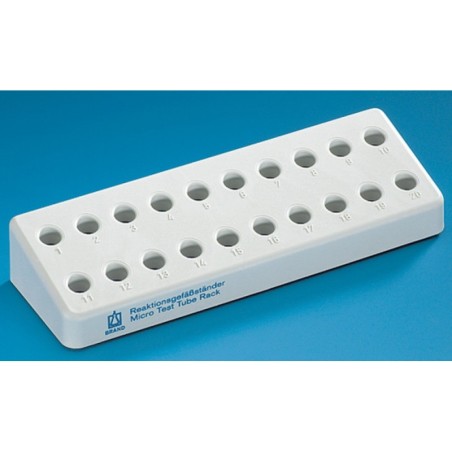 Штатив для микропробирок 1,5мл, 20 гнезд, серый