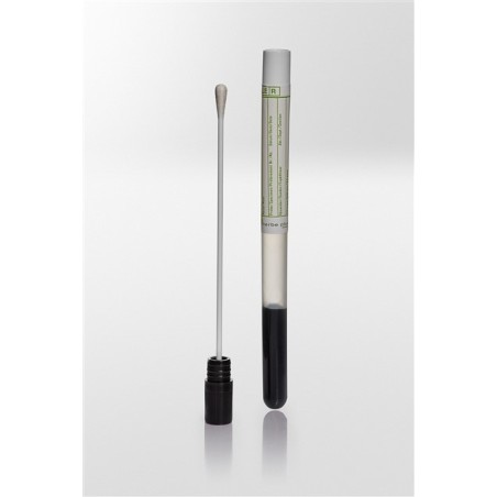 Тампон 12*150 мм в пробирке на 15мл со средой Amies с углем (стерильный)(№095618067