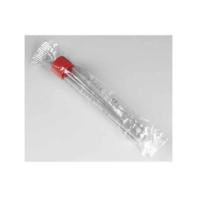 Пробирка 15мл PS цилиндрическая, с крышкой (стерильная) в инд. уп.