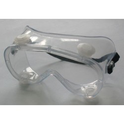 Очки защитные ширина 15,24см, глубина 7см с 4 пластиковыми клапанами