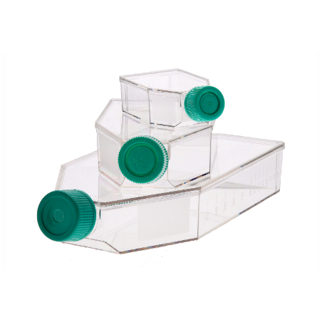 Матрацы 50мл, наклонное горлышко, невентилируемая зеленая крышка,стерильные (уп-10шт)