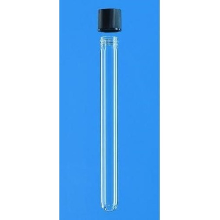 Пробирка  16х160 мм с закручивающейся крышкой (Китай)
