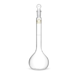 Колба мерная 2-2000-2 со стеклянной пробкой