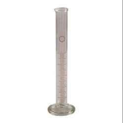 Цилиндр мерный 1-250-1 с носиком на стеклянном основании (Китай