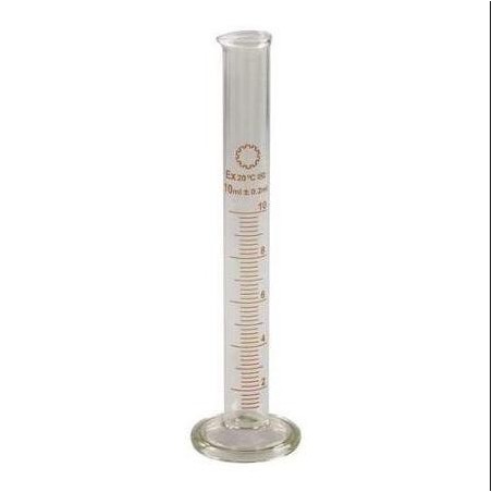 Цилиндр мерный 1-100-2 с носиком на стеклянном основании (Китай)