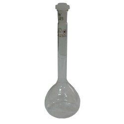 Колба мерная 2а-2000-2 с пластмассовой пробкой