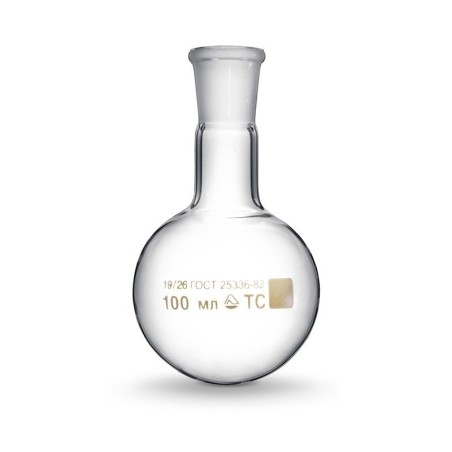 Колба П-2-100-29/32 круглая плоскодонная