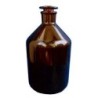 Бутыль 5000мл,  темное стекло, узкое горло, с притертой пробкой (Китай)
