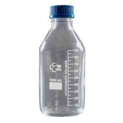 Бутыль 100мл, светлое стекло, закруч. крышка ,градуир(Китай)