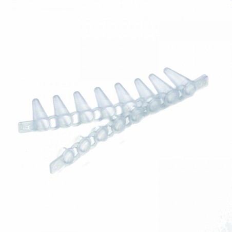 Микропробирка 0,2мл, ДНК/РНК свободная, крышка отдельно (уп-960шт-120стрипов по 8шт)