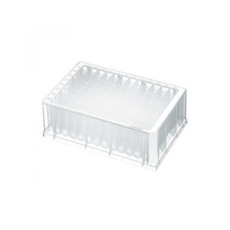 Планшет 96 лунок с глубокими лунками, объем лунки-2 мкл белый