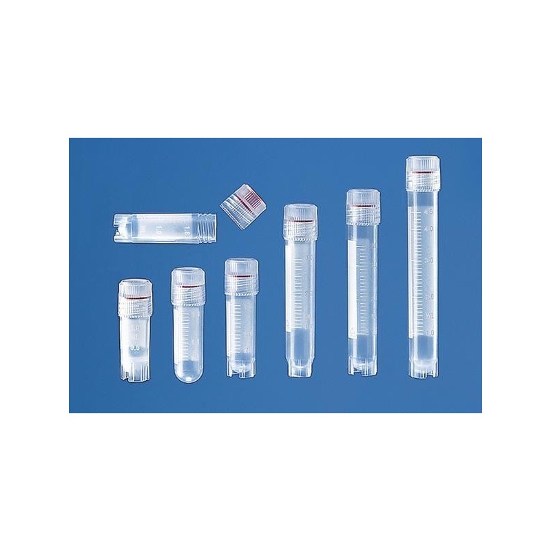 Криопробирка 4мл круглодонная 12,5х70мм с закручивающейся крышкой (уп-100шт)