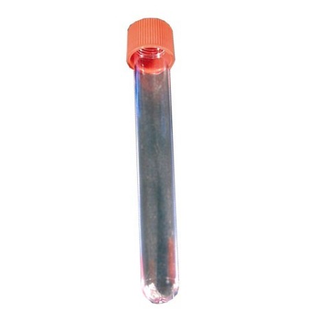 Пробирка 16мл PS цилиндрическая с закруч.крышкой 16х120мм (уп-125шт)