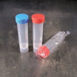 Пробирка 50мл, 30х115мм  коническая устойчивая с закруч. крышкой, РР (стерильная) (уп-100шт)
