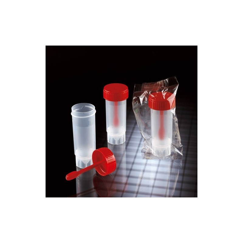 Контейнер 30мл для экскрементов РР/PE, стерильный